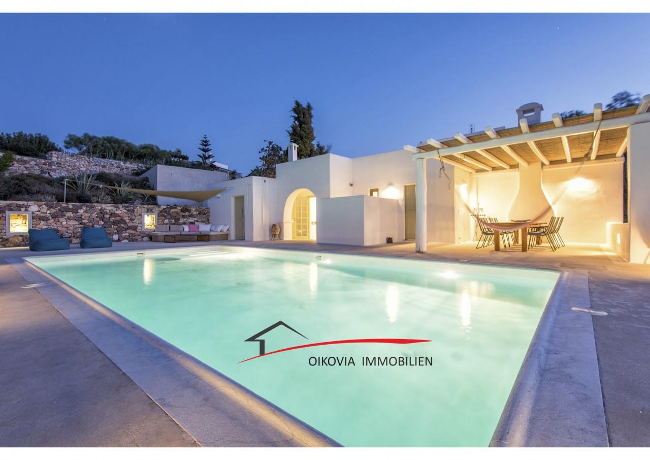 Eine vornehme Villa auf der herrlichen Insel Paros