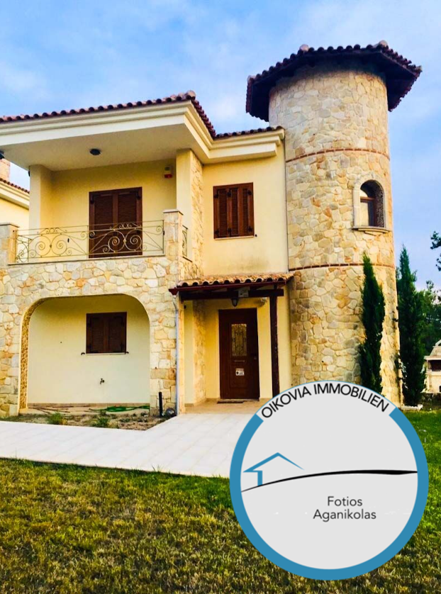 Villa zum Verkauf mit herrlicher Aussicht, Elani, Chalkidiki – 150qm